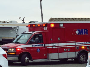 Las Vegas, NV - EMS Transport Pedestrian After Flamingo & Jones Blvd Crash in Spring Valley