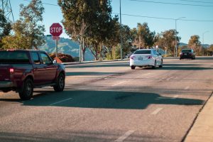 Las Vegas, NV - DUI Suspected in Injury Auto Accident on Sahara Ave at Sandhill Rd