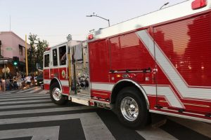 Las Vegas, NV - Firefighters Rescue Victims of 3150 Blackford Ct Residential Blaze