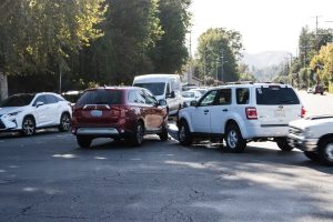 Las Vegas, NV - Officers Investigate Multi-Vehicle Collision at Bruce St & Charleston Blvd