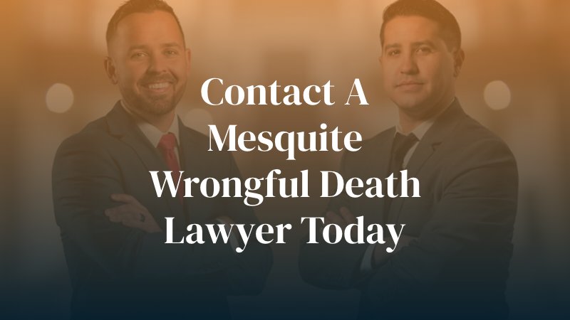 Mesquite Wrongful Death Lawyer