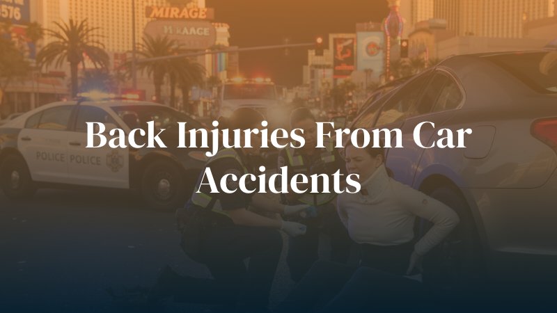 Back Injuries From Car Accidents